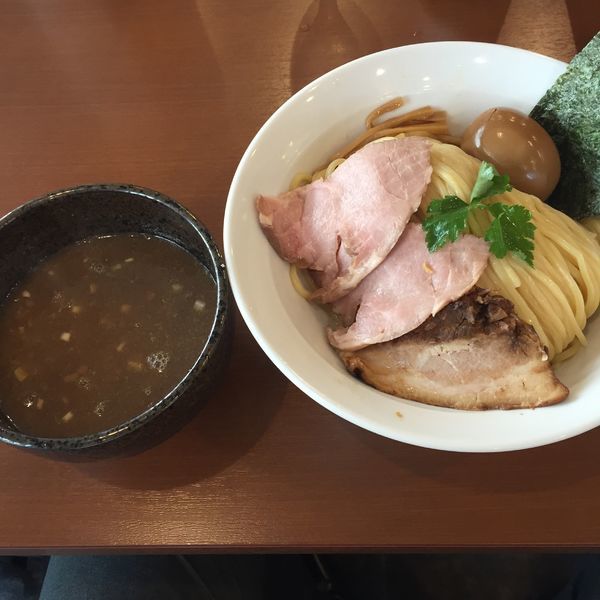 「特製濃厚豚骨魚介つけ麺」@中華そば 七麺鳥の写真