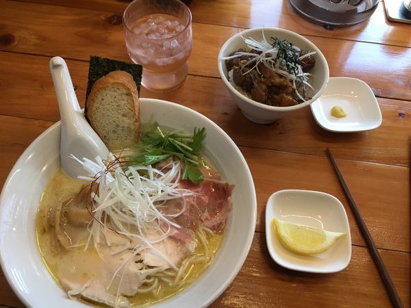 「濃厚鶏白湯 塩」@上気元 いただきの写真