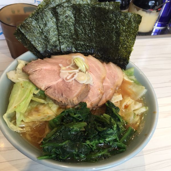 「メガMAXらーめん」@横浜家系らーめん 武虎家 綱島店の写真