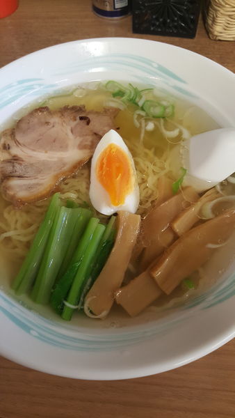 「支那そば＋半カレー」@武田流 古式カレーライス 支那そば インディアン 本店の写真