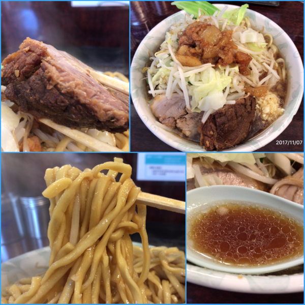 「小ラーメン¥700（ニンニク・アブラ）」@ラーメン二郎 めじろ台店の写真