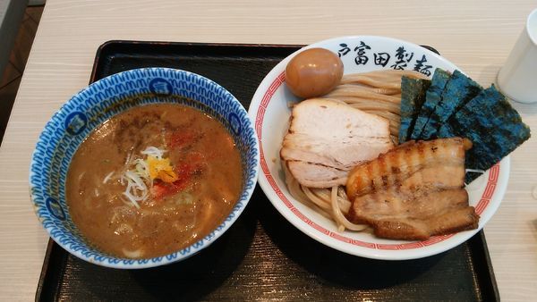 「特製つけそば」@松戸富田製麺 三井アウトレットパーク木更津店の写真