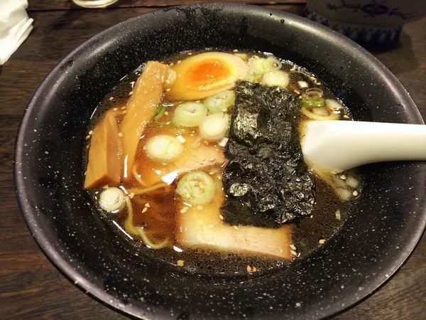 「アゴ出汁ラーメン醤油（細麺）」@大安ラーメンの写真