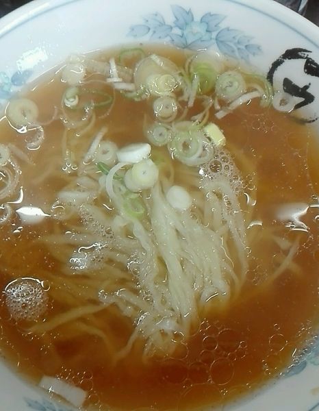 「かけラーメン（醤油）」@一力の写真