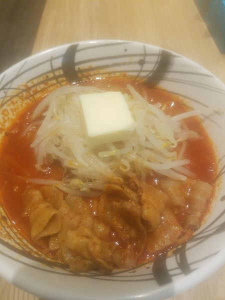 「辛激のらーめんトッピングバター」@麺将 ケン暴の写真