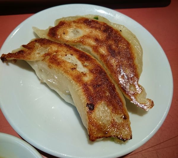 「ラーメンセット(＋餃子2個)  740円」@珍満の写真