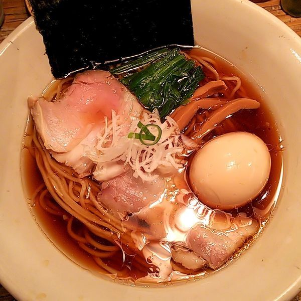 「味玉醤油らあめん＋土鍋炊きご飯」@Homemade Ramen 麦苗の写真