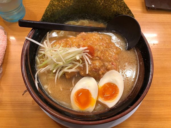 「肉みそラーメン」@ラーメン あすなろ 三和本店の写真