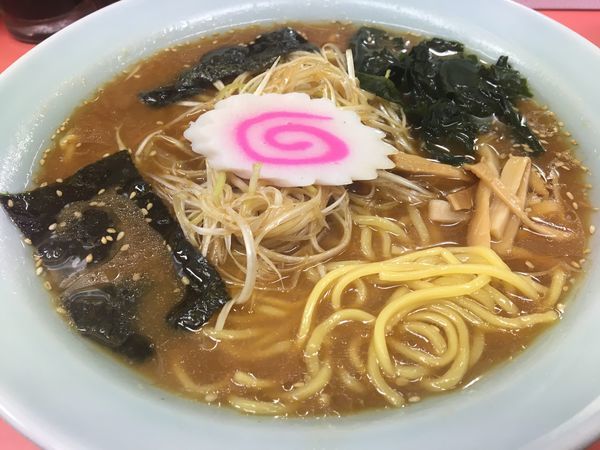 「ネギ味噌ラーメン700円」@ラーメンショップの写真