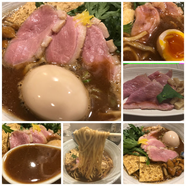 「味玉赤味噌そば1000円レア豚チャー250円ビール500円」@麺処 きなりの写真