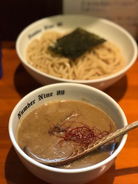 「濃厚つけ麺800円(熱盛)」@麺Dining Number Nine 09の写真