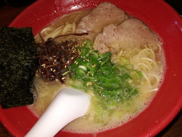 「ラーメン650円」@元祖長浜 大学ラーメンの写真
