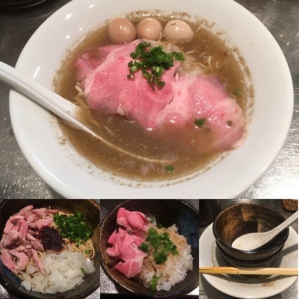 「煮干ハイブリッド ＋さんじ玉 ＋MADcurry茶めし」@さんじの写真