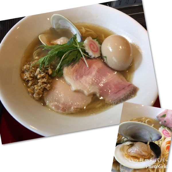 「煮干しと貝 （仕込みあり時）780円 味玉 100円」@鶏そば なんきち 東京店の写真