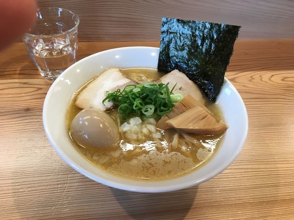 「鯛塩ラーメン  (味玉)  850円」@らーめん いつ樹 本店の写真