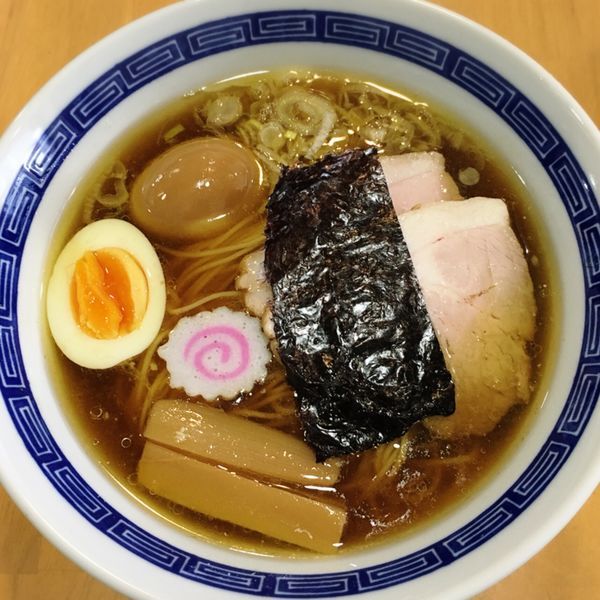 「王道中華そば 味玉」@麺屋 一龍の写真