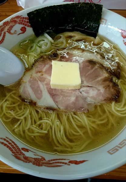 「塩バターらーめん」@地鶏らーめん花道の写真