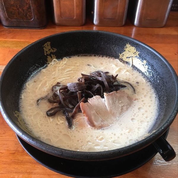 「とんこつラーメン」@博多風龍 高田馬場店の写真