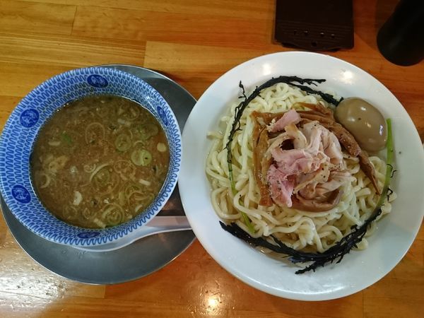 「限定 秋刀魚出汁つけそば アツもり 大900円」@中華そば ひらこ屋の写真