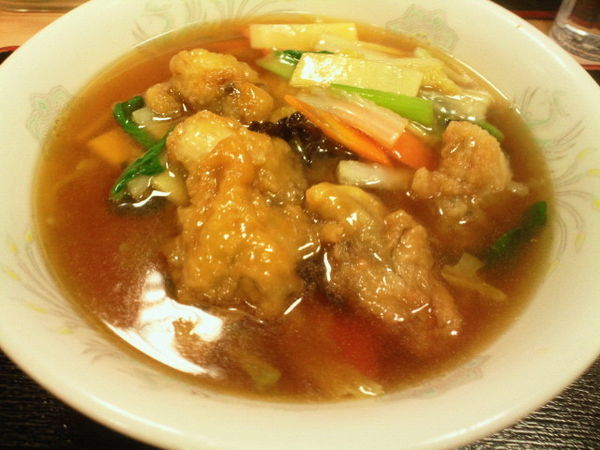 「特製カキそば 950円」@横浜大唐の写真