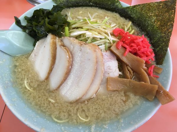 「ネギチャーシュー麺（超こってり、醤油）」@ラーメンショップ 尾島店の写真