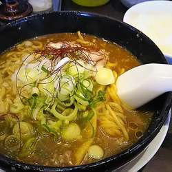 咖喱拉麺（ネギ多め）￥853+ライス（小）￥151