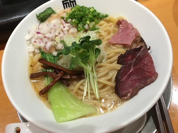 「鶏ホタテそば」@竹末東京プレミアムの写真