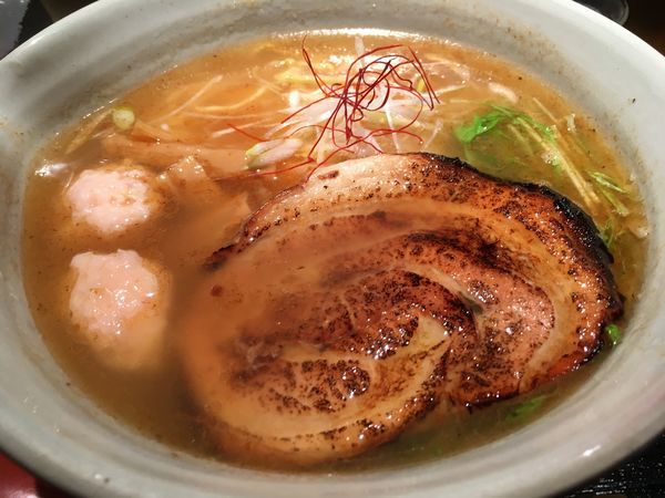 「銀笹らーめん（白醤油）」@麺処 銀笹の写真