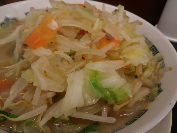 「野菜たっぷりタンメン　大盛」@日高屋 駒込東口店の写真