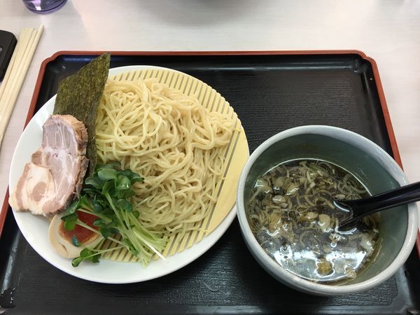 「あっさり 煮干しつけそば 850円」@あぢとみ食堂の写真