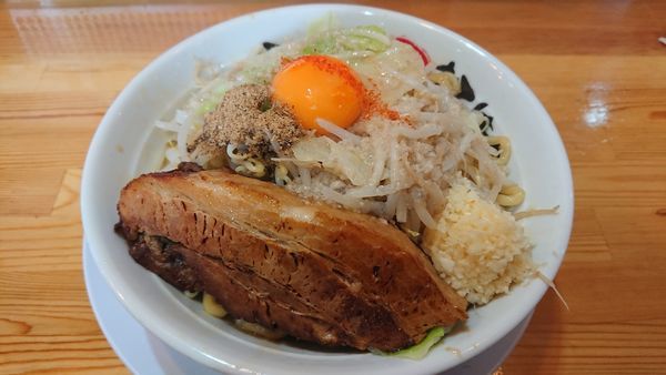 「男気まぜ@800円」@らーめん まるはちの写真