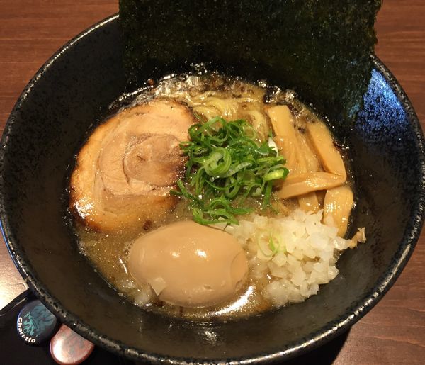 「焼煮干しラーメン（￥850）」@麺や いかりの写真