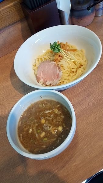 「鶏豚煮干つけ麺７８０円」@三代目 麺屋 みちしるべの写真