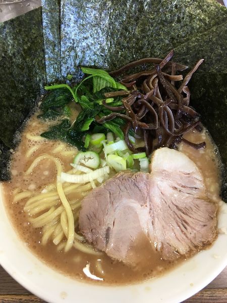 「ラーメン＋のり＋ライス」@うまいヨ ゆうちゃんラーメンの写真