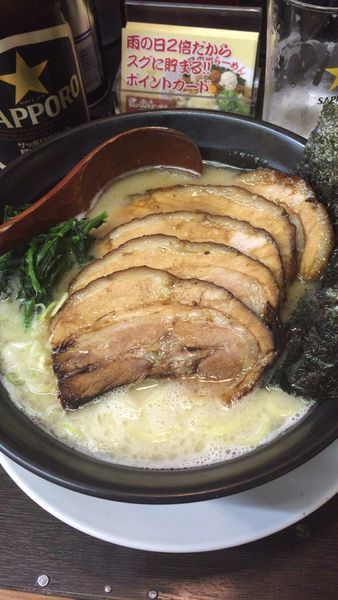 「横浜塩ラーメン➕チャーシュー」@日の出らーめん 横浜桜木町本店の写真
