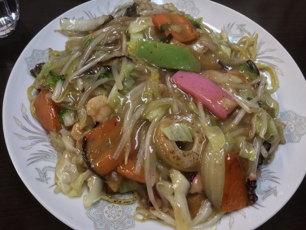 「太麺皿うどん大盛り ¥1,180」@ちゃんぽん屋の写真