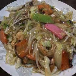 太麺皿うどん大盛り ¥1,180