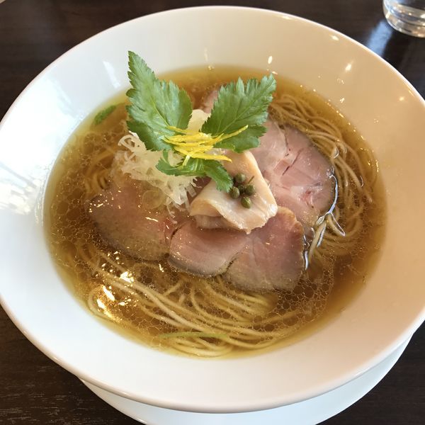 「【土日限定】琥珀そば（￥900）」@麺LABOひろの写真