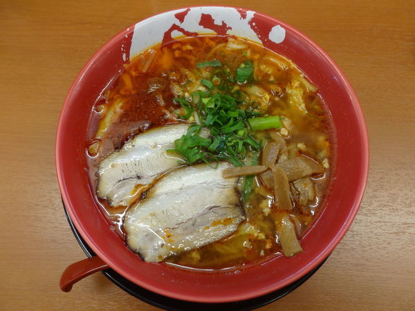 「赤旨鶏醤ラーメン」@ラーメンまこと屋 枚方高野道店の写真