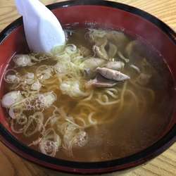 鳥もつラーメン  550円