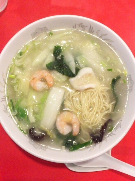 「海鮮湯麺」@中国料理 天府の写真