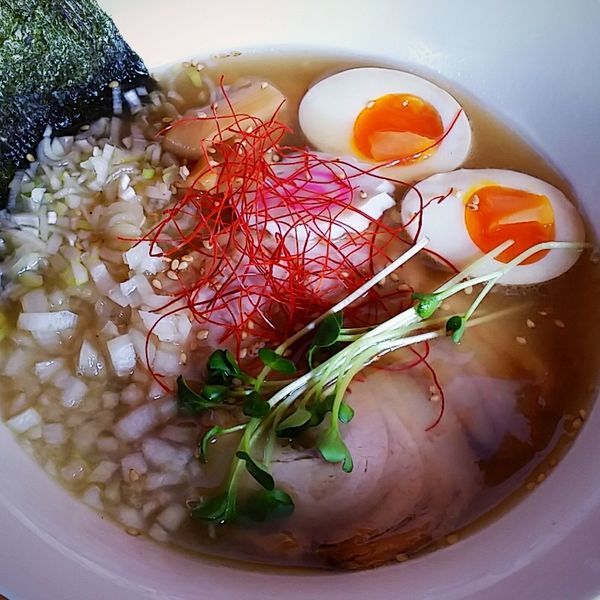 「【本日限定】焼鯛だしラーメン　９００円」@らーめん ポパイの写真