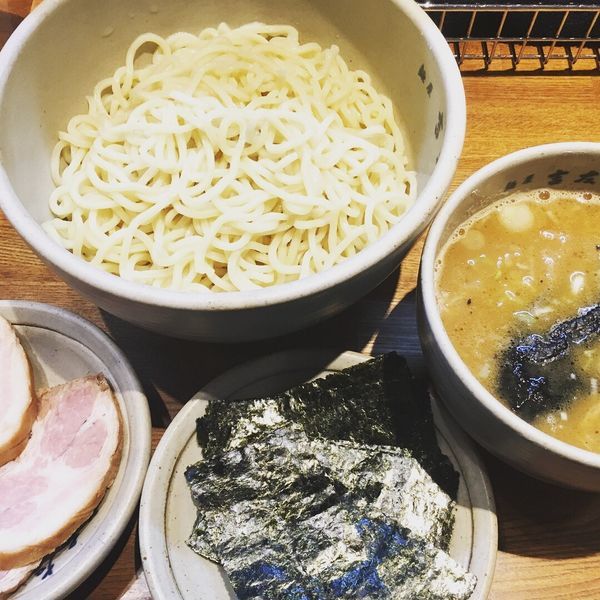 「味玉つけ麺+チャーシュー+海苔」@麺屋吉左右の写真