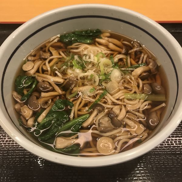 「【季節限定】しめじ(¥440)」@吉そば 銀座本店の写真