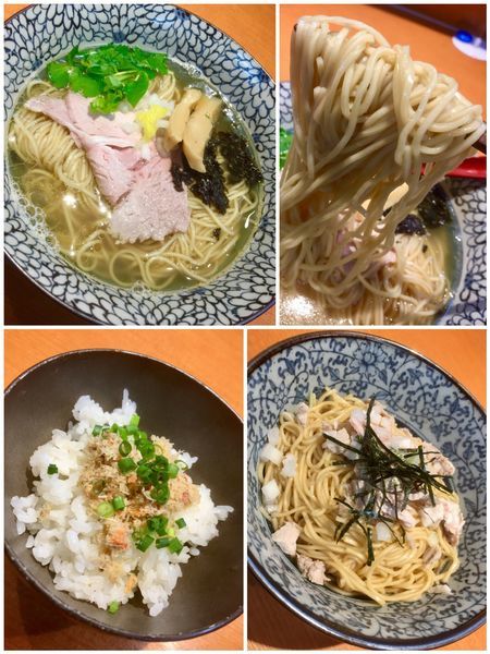 「蟹と煮干しの淡麗そば ご飯割付￥950＋カニの和え玉￥250」@㐂九八 ～garage～の写真