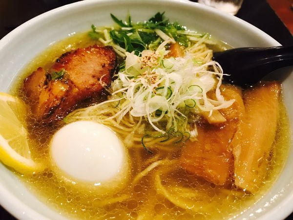 「黄金の塩ラーメン 麺大盛り」@麺や 藏人の写真