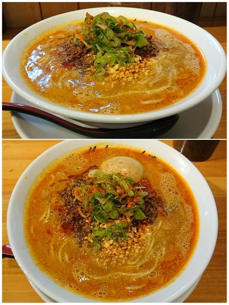 「担担麺＋味玉」@麺庵ちとせの写真