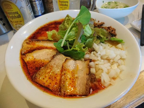 「【限定】イタリアン担々麺800円＋おつまみ 他」@麺屋 扇 SENの写真