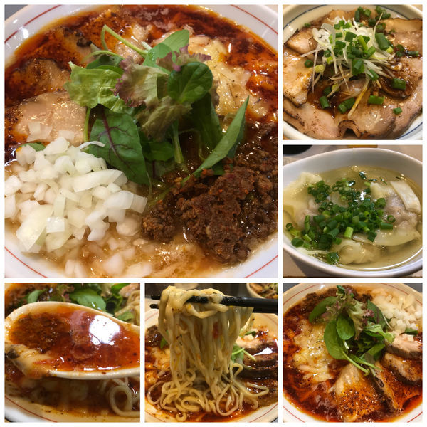 「【限定】イタリアン担々麺 チャーシュー丼」@麺屋 扇 SENの写真