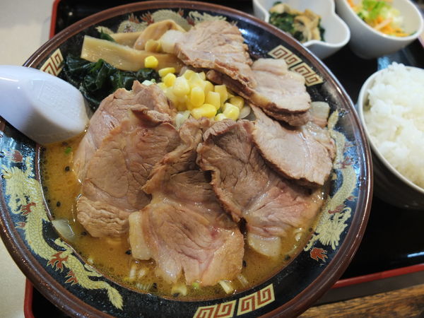 「味噌チャーシューメン+小ライス」@どさん子大将 高崎店の写真